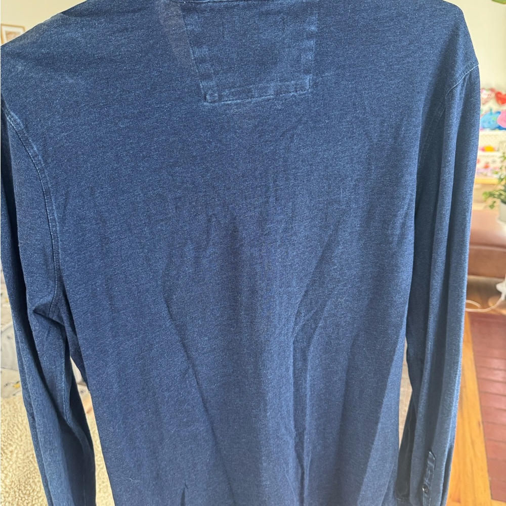 Banana Republic Indigo Chambray Button-Down Shirt - Picture 2 of 4